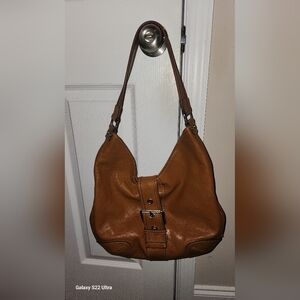 Michael Kors Tan Leather Shoulder Bag
